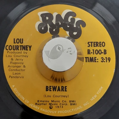 Lou Courtney / Beware / Rags (7“)