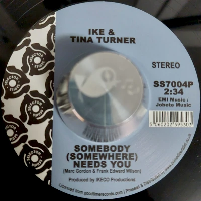 Ike & Tina Turner Somebody Somewhere Needs You